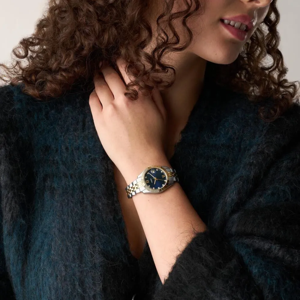 Montre Scarlette Mini Bleu|FOSSIL Clearance