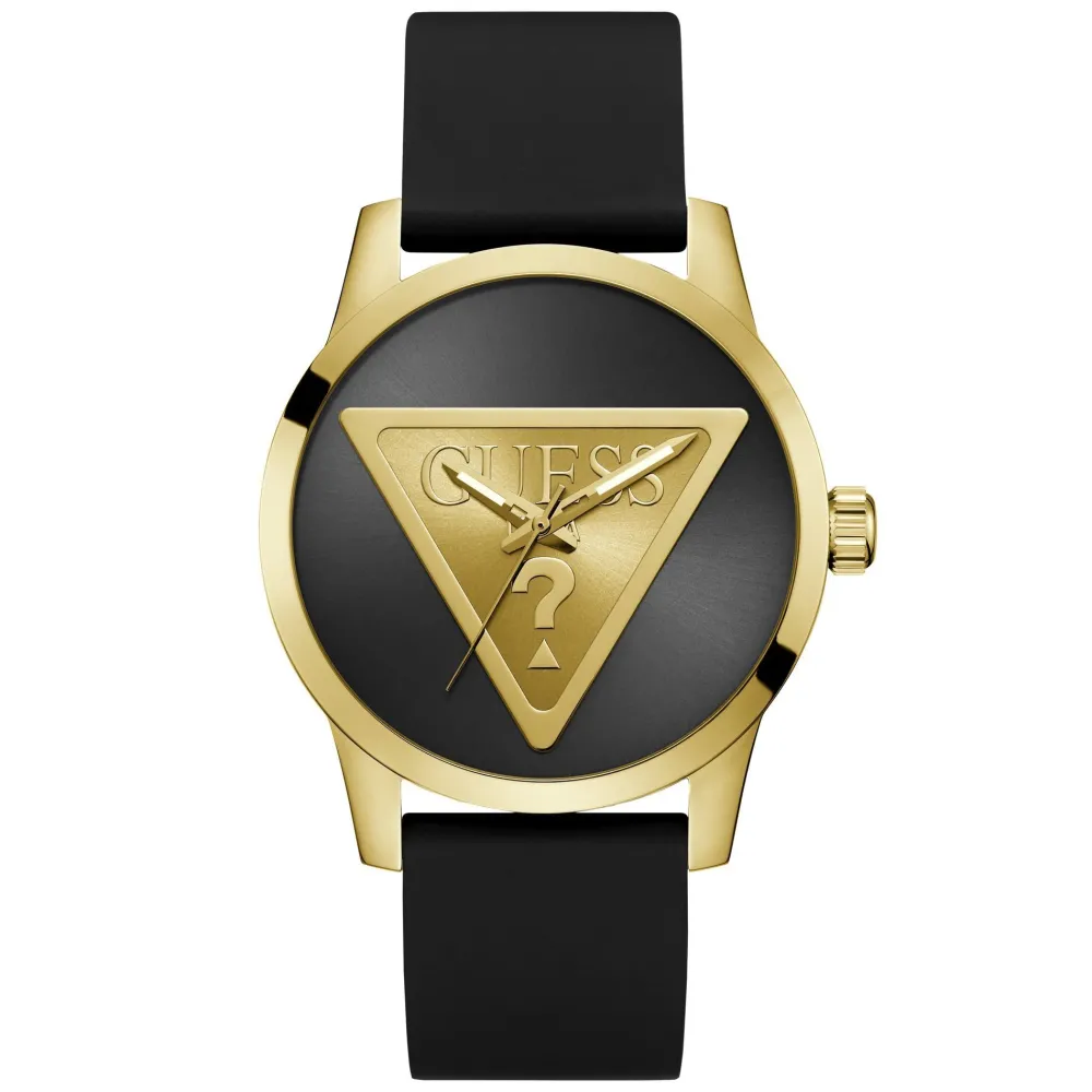 Montre Badge Noir|GUESS Online
