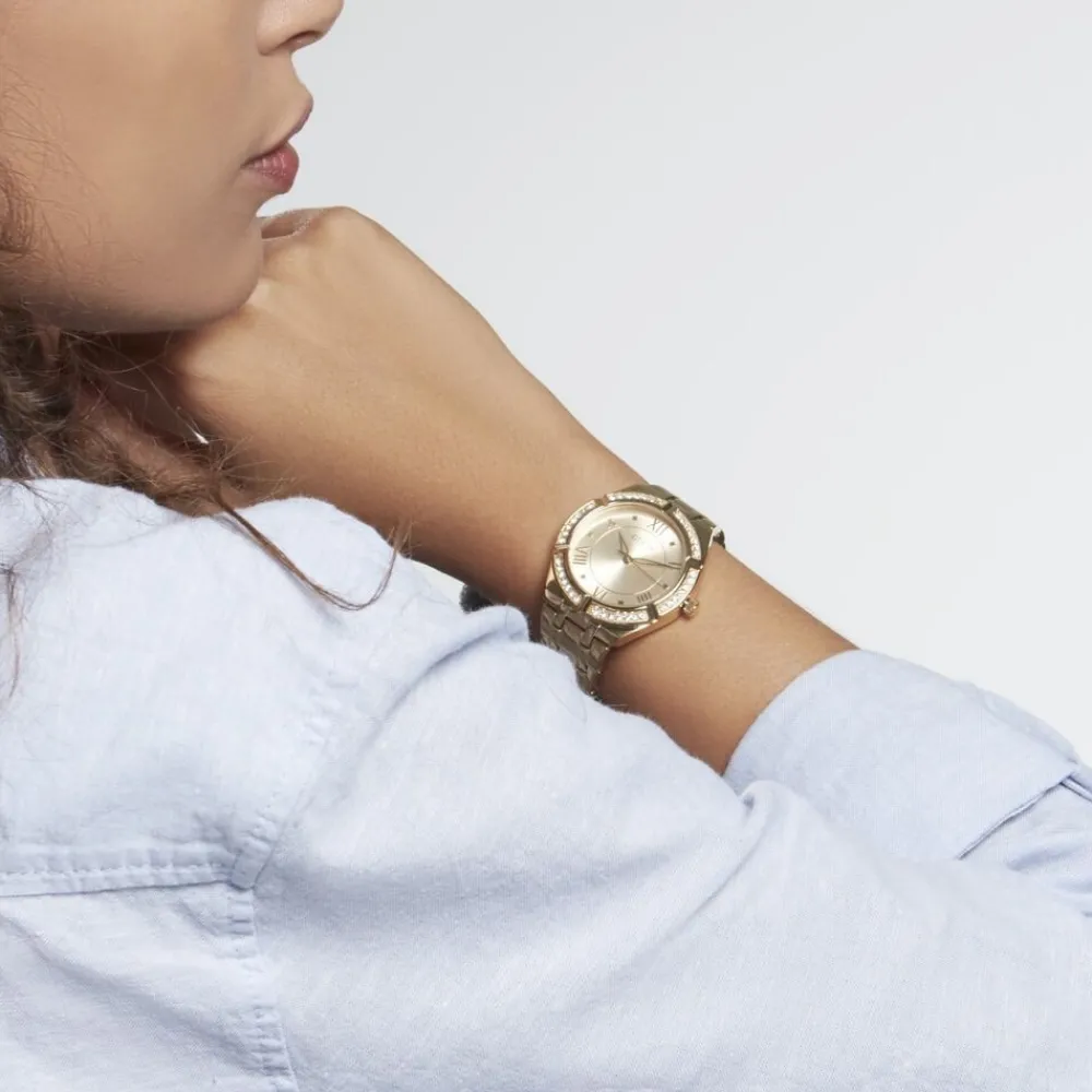 Montre Cosmo Champagne|GUESS Clearance
