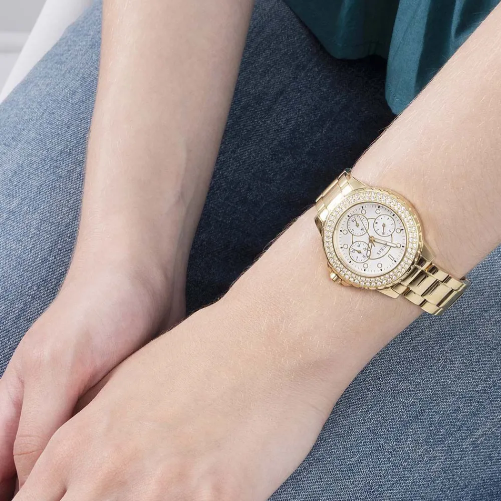 Montre Crown Jewel Blanc|GUESS Best