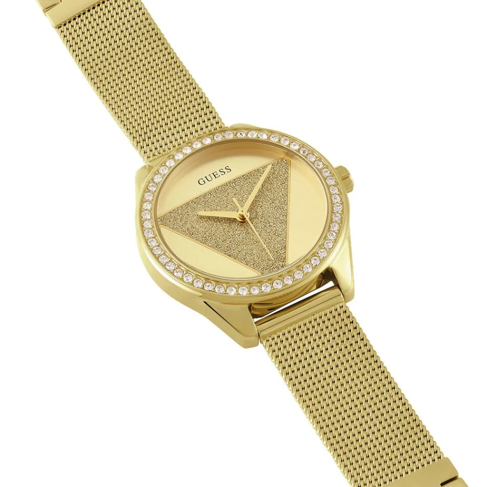 Montre Tri Glitz Champagne|GUESS Best
