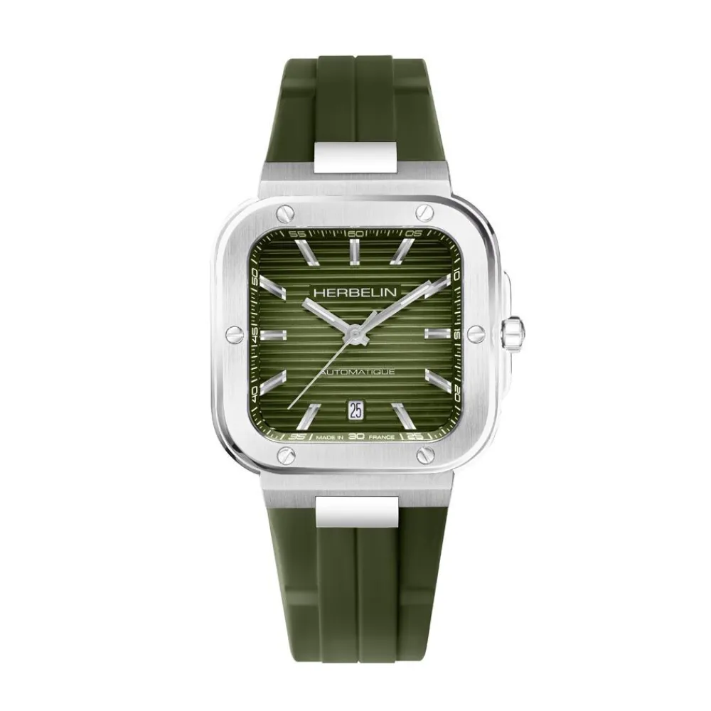 Montre Cap Camarat Square Kaki|HERBELIN Best