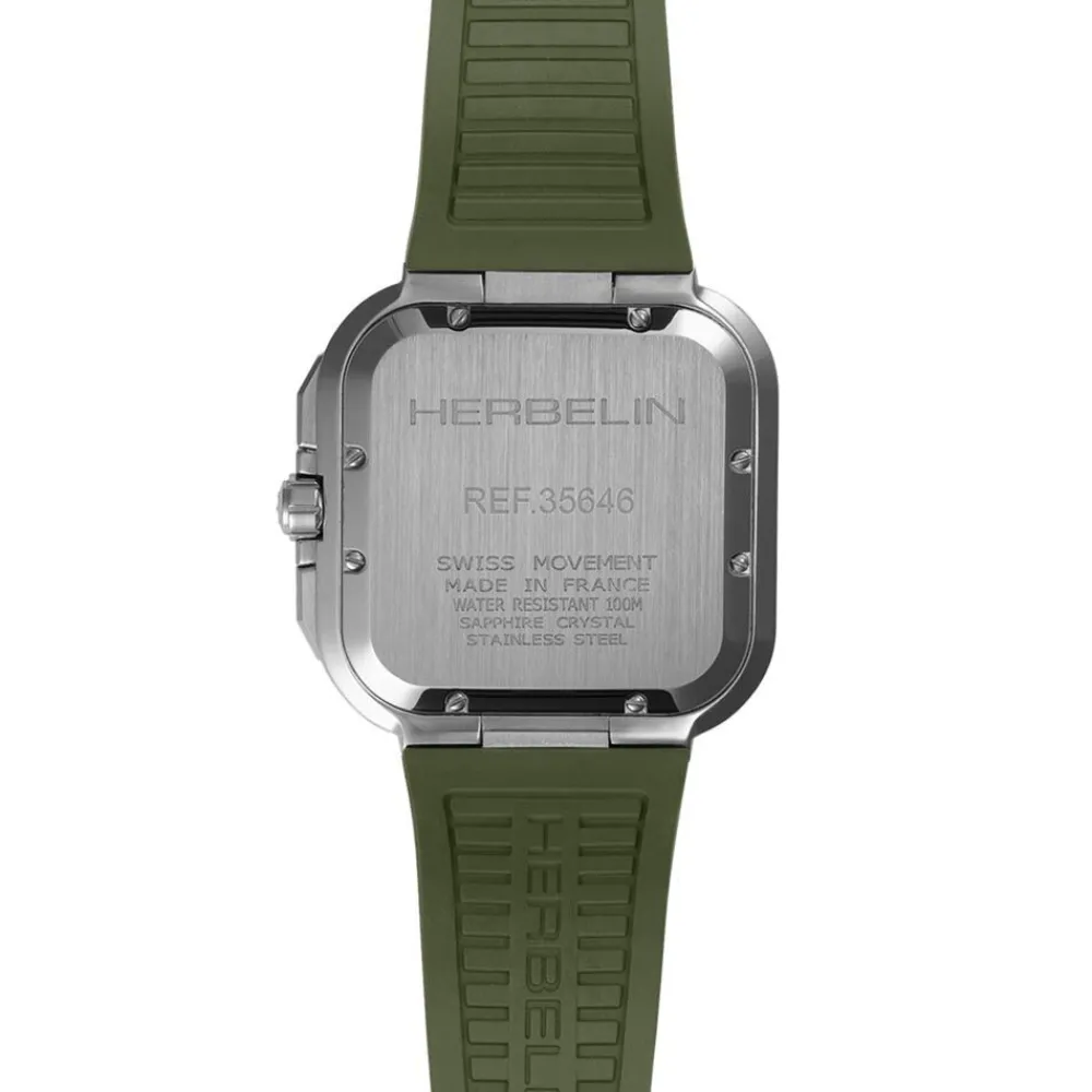 Montre Cap Camarat Square Kaki|HERBELIN Discount