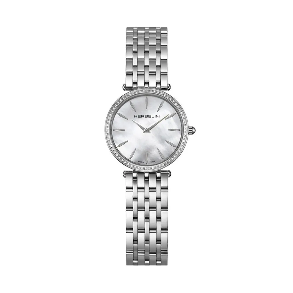 Montre Epsilon Nacre Blanche|HERBELIN Outlet