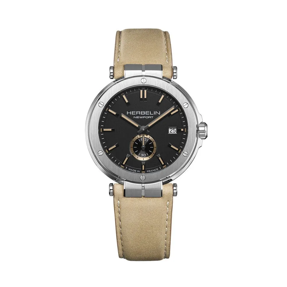 Montre Newport Elegance Noir|HERBELIN
