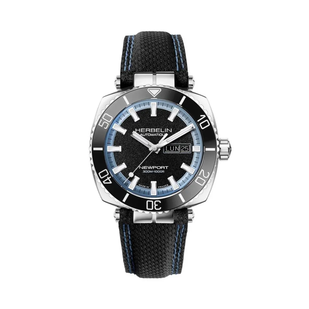 Montre Newport Heritage Noir|HERBELIN Clearance