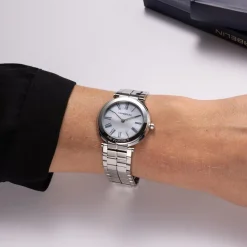 Montre Newport Slim Nacre Blanche|HERBELIN Online