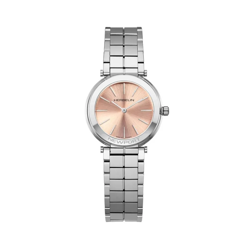 Montre Newport Slim Rose|HERBELIN Online