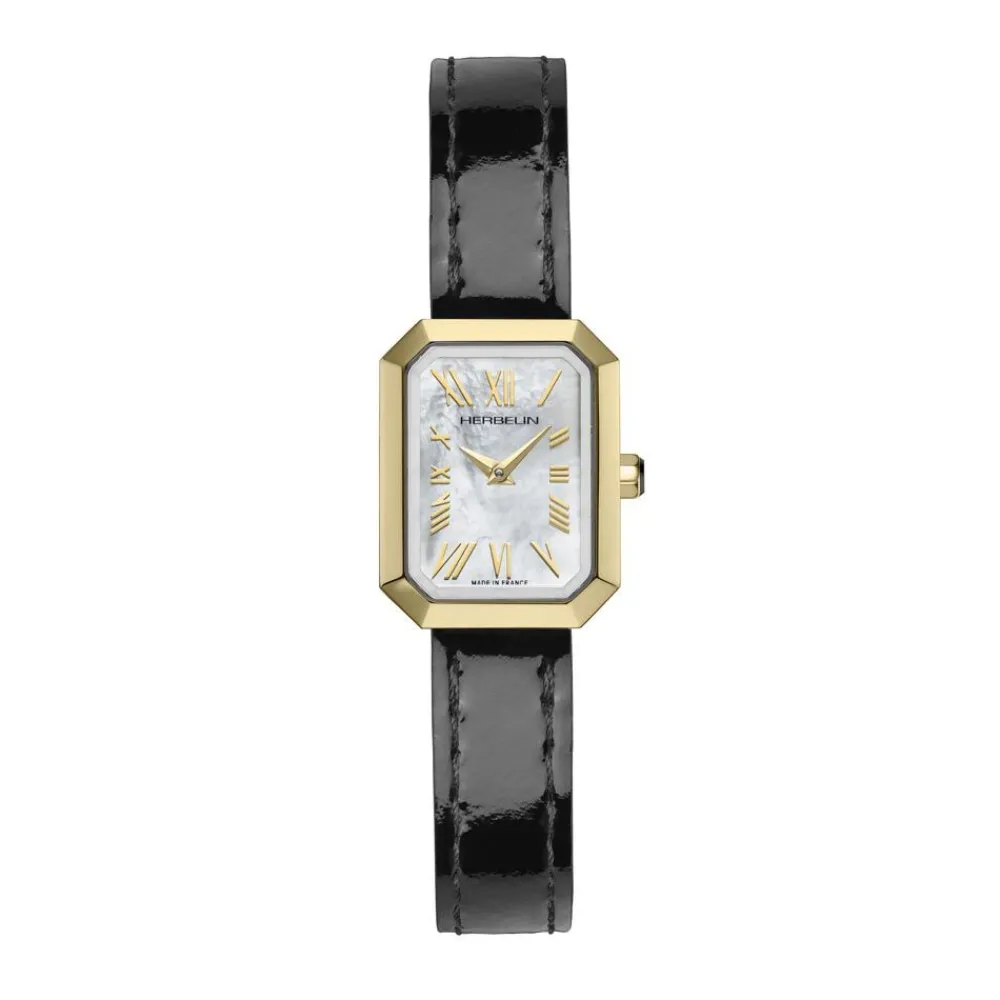 Montre Octogone Nacre Blanche|HERBELIN Outlet