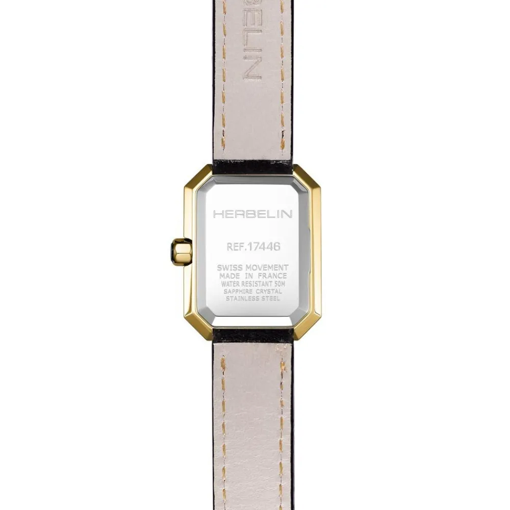 Montre Octogone Nacre Blanche|HERBELIN Outlet