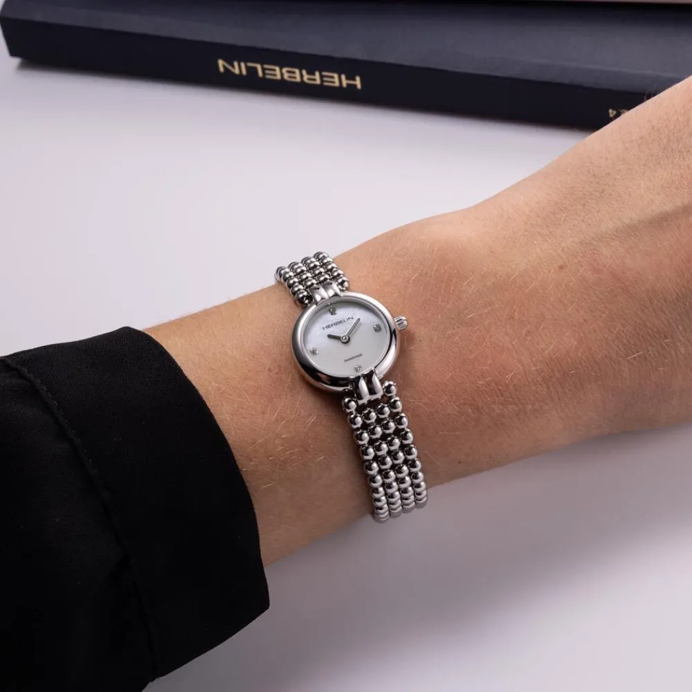 Montre Perles Nacre Blanche|HERBELIN Best