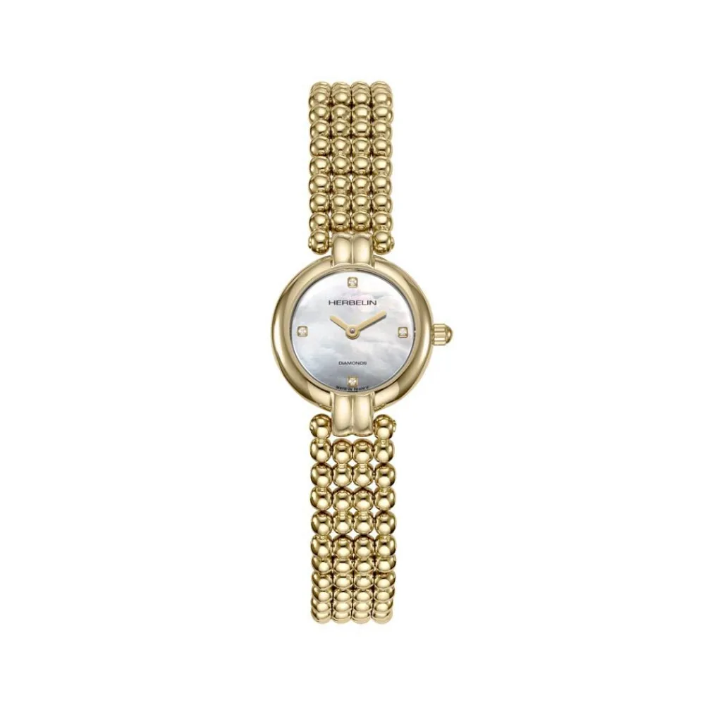 Montre Perles Nacre Blanche|HERBELIN New