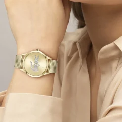 Montre Crocodelle Doré|LACOSTE Clearance