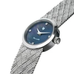 Montre Henriette Diamant Nacre Noire|LIP