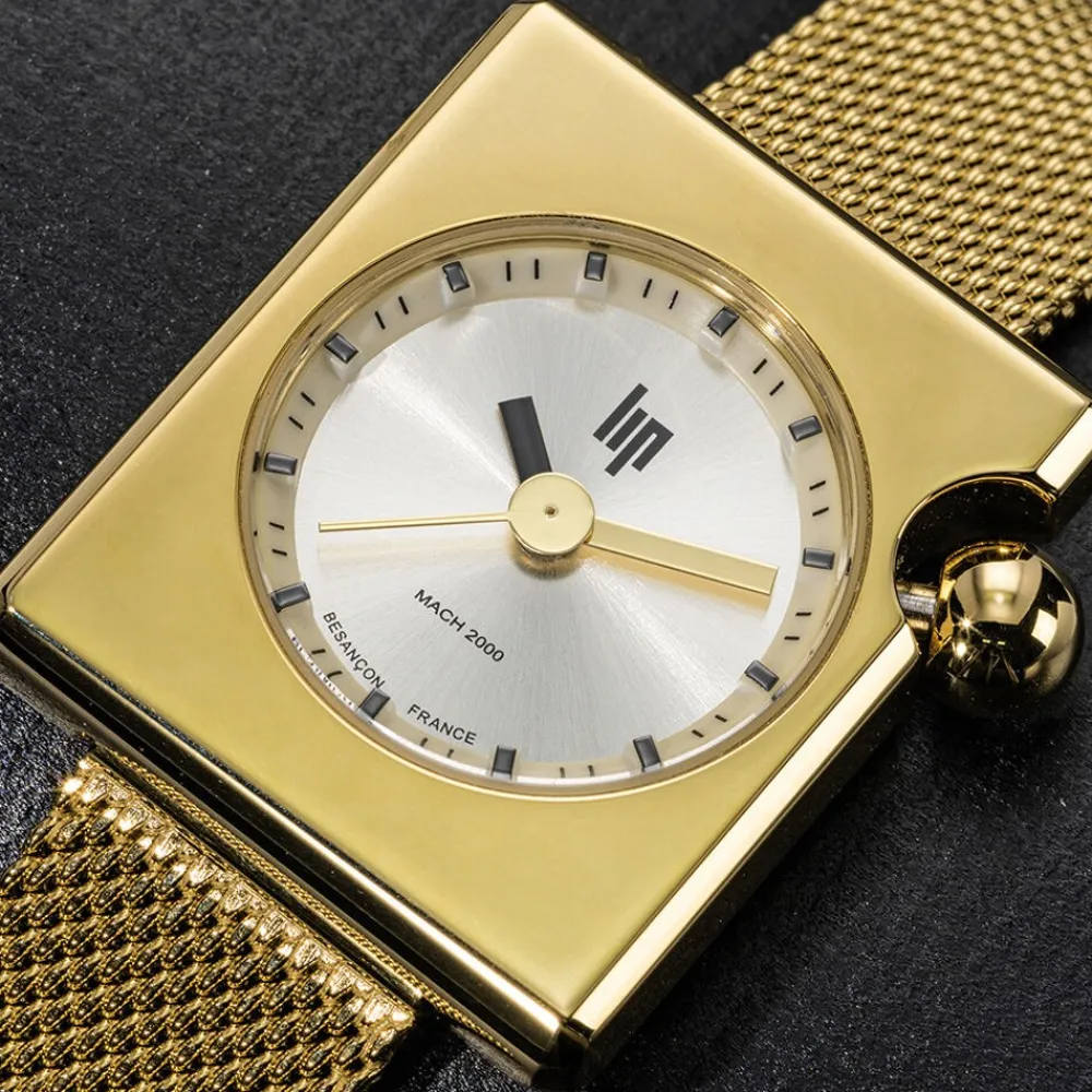 Montre Mach 2000 Mini Square Doré|LIP Discount