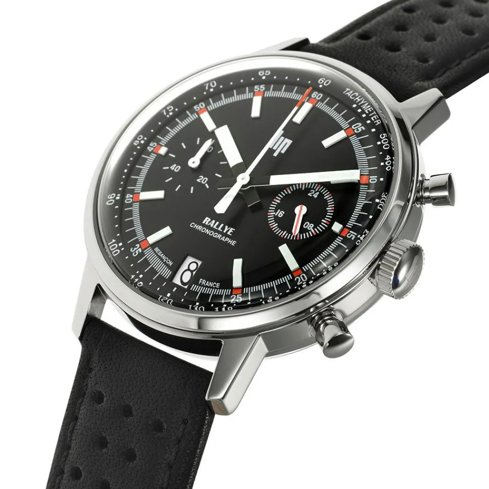 Montre Rallye Meca-Quartz Noir|LIP Discount