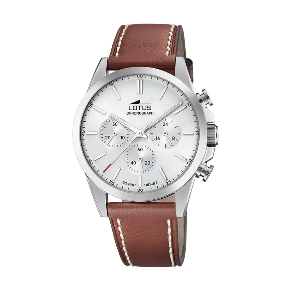 Montre Chrono 41 Argenté|LOTUS