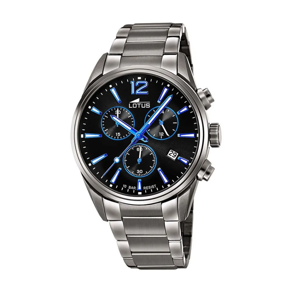 Montre Chrono Noir|LOTUS Online