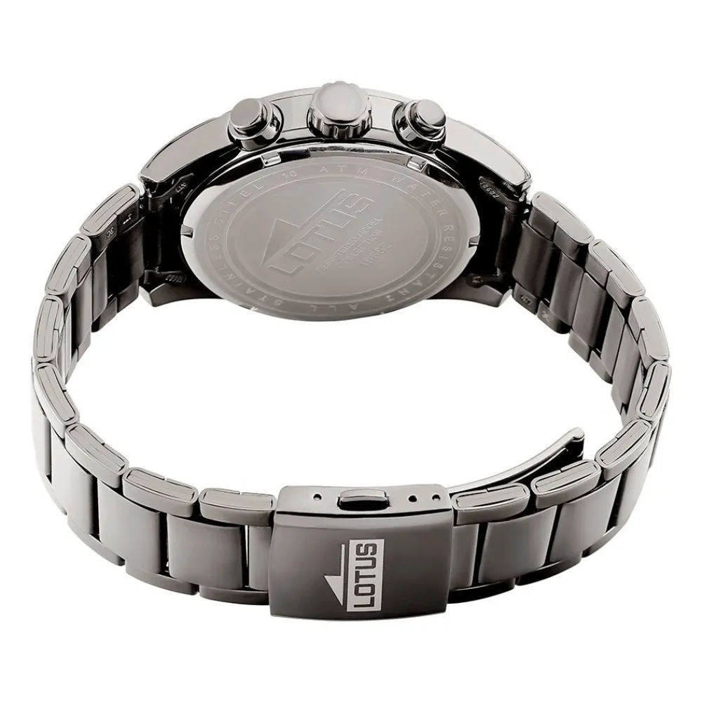 Montre Chrono Noir|LOTUS Online