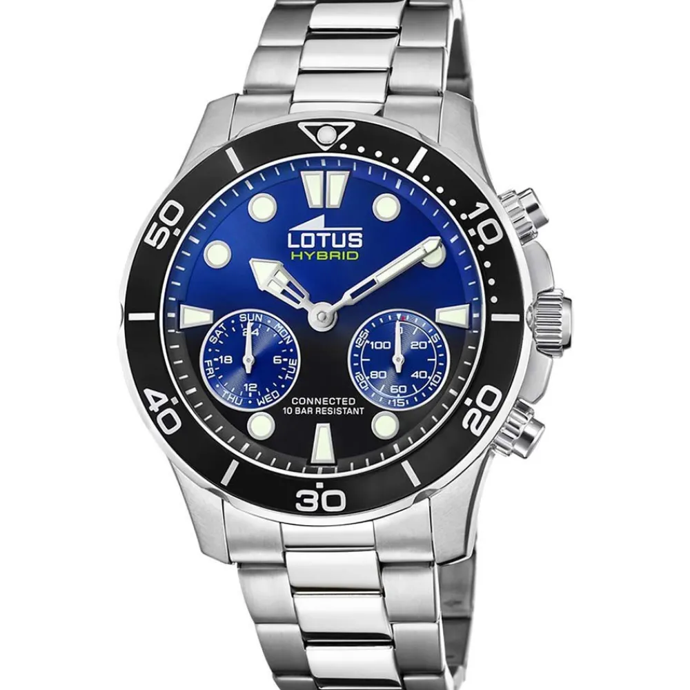 Montre Connected Bleu Et Noir|LOTUS Best
