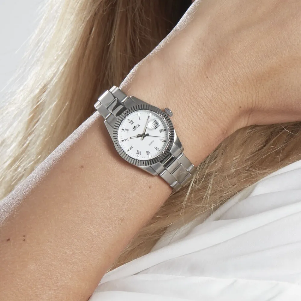 Montre Excellent Blanc|LOTUS Hot