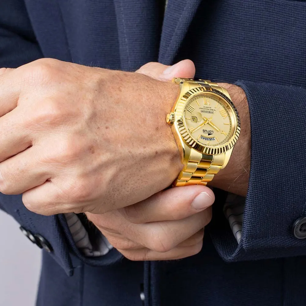 Montre Freedom Collection Doré|LOTUS Hot