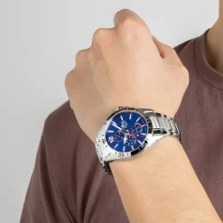Montre Multifonction 42 Bleu|LOTUS