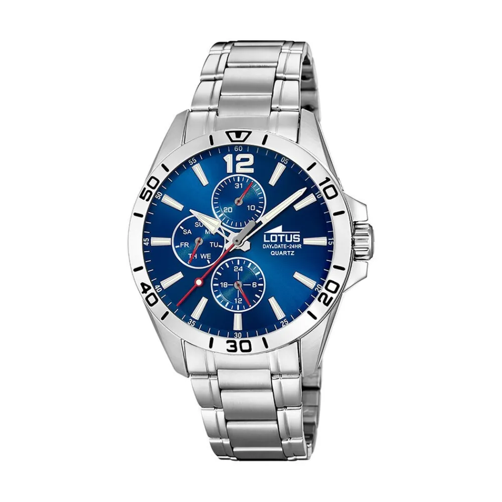 Montre Multifonction 42 Bleu|LOTUS