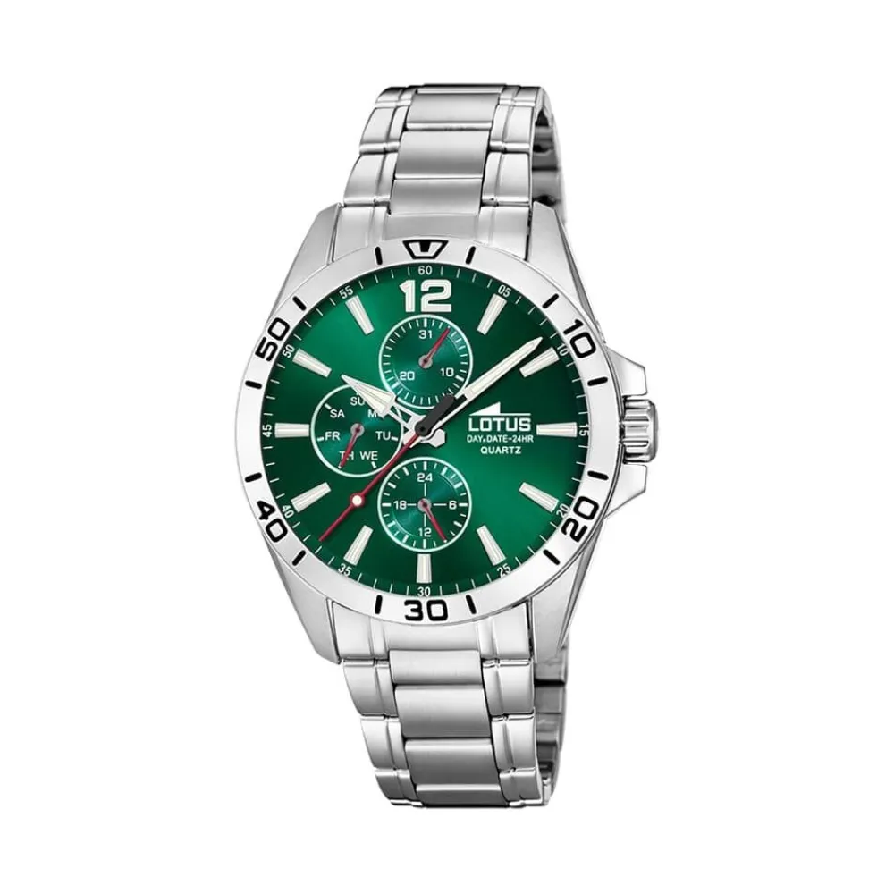Montre Multifunction Vert|LOTUS Discount