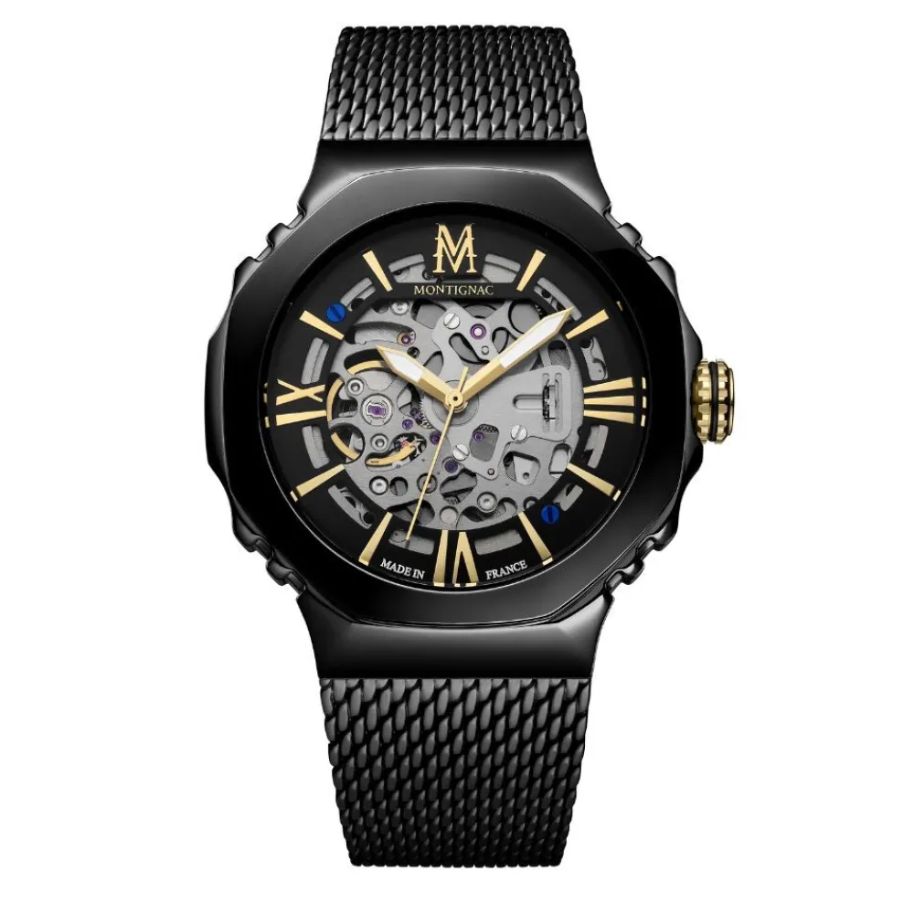 Montre Octagon Automatique Noir|MONTIGNAC Online