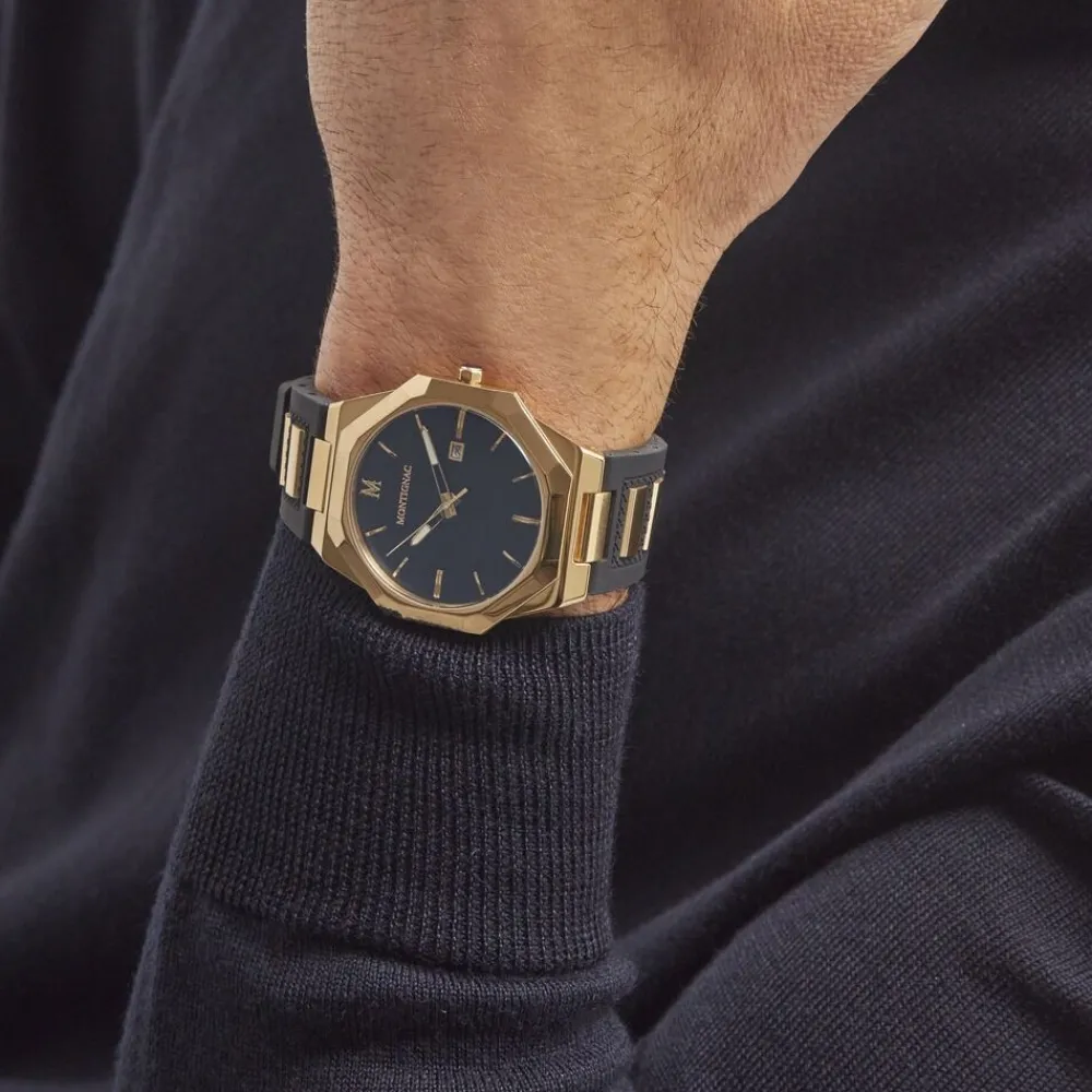 Montre Octogon Noir|MONTIGNAC Outlet