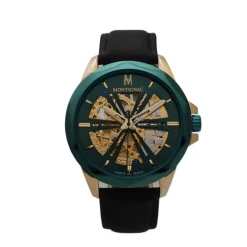 Montre Round Automatique Vert|MONTIGNAC Sale