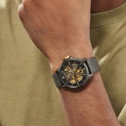 Montre Round Automatique Noir|MONTIGNAC Best