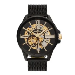 Montre Round Automatique Noir|MONTIGNAC New