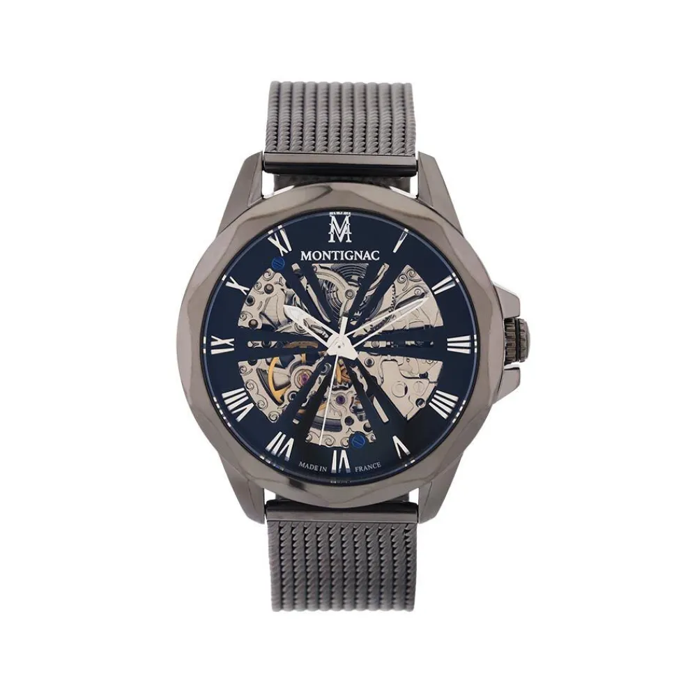 Montre Round Automatique Noir|MONTIGNAC Discount