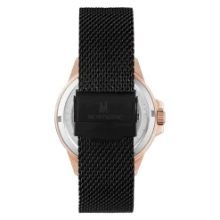 Montre Round Automatique Noir|MONTIGNAC Sale