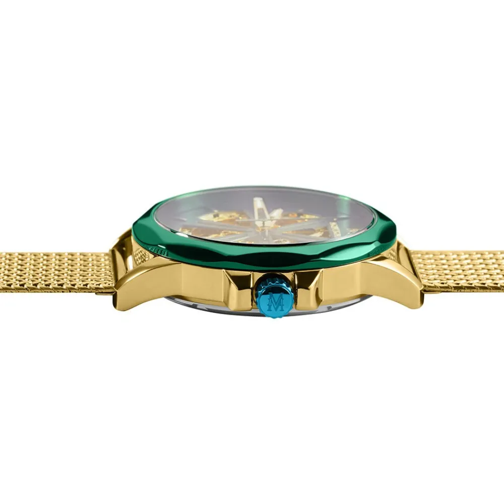 Montre Round Auto Vert|MONTIGNAC New
