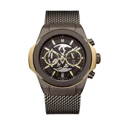 Montre Round Chrono Marron|MONTIGNAC