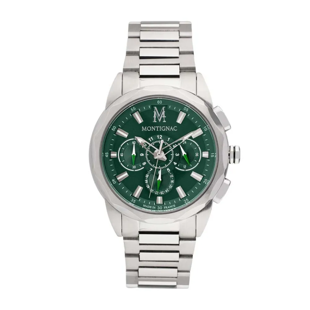 Montre Round Multifonction Vert|MONTIGNAC Discount