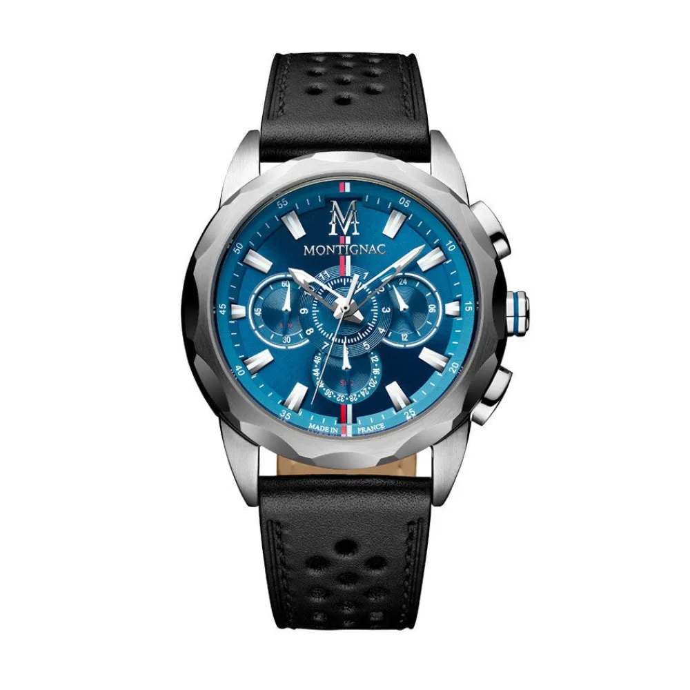 Montre Round Multifonction Bleu|MONTIGNAC Online