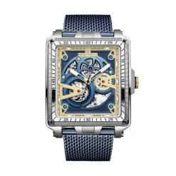 Montre Square Bleu|MONTIGNAC Best