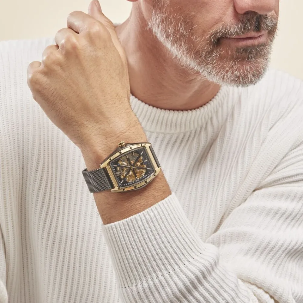 Montre Tonneau Automatique Noir|MONTIGNAC Best
