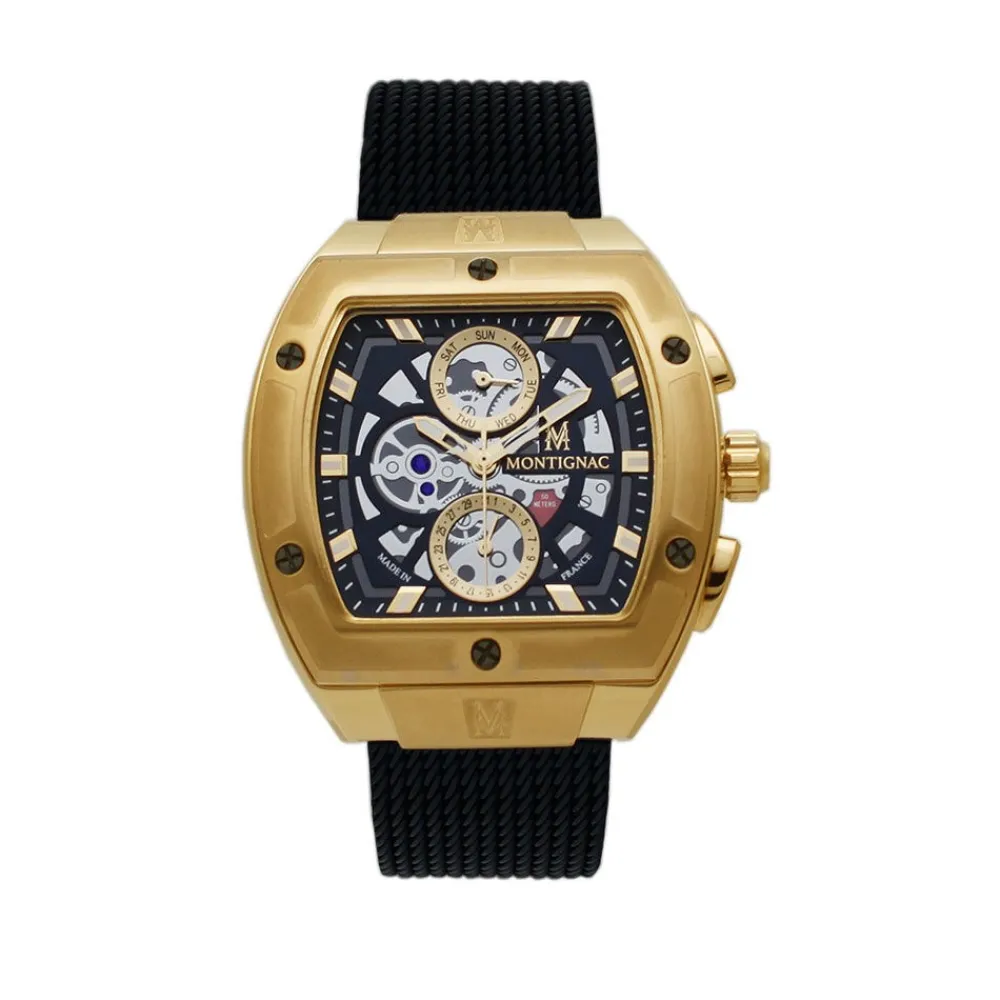 Montre Tonneau Bleu|MONTIGNAC
