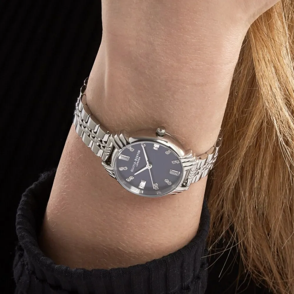 Montre Art Deco Bleu|OLIVIA BURTON Sale