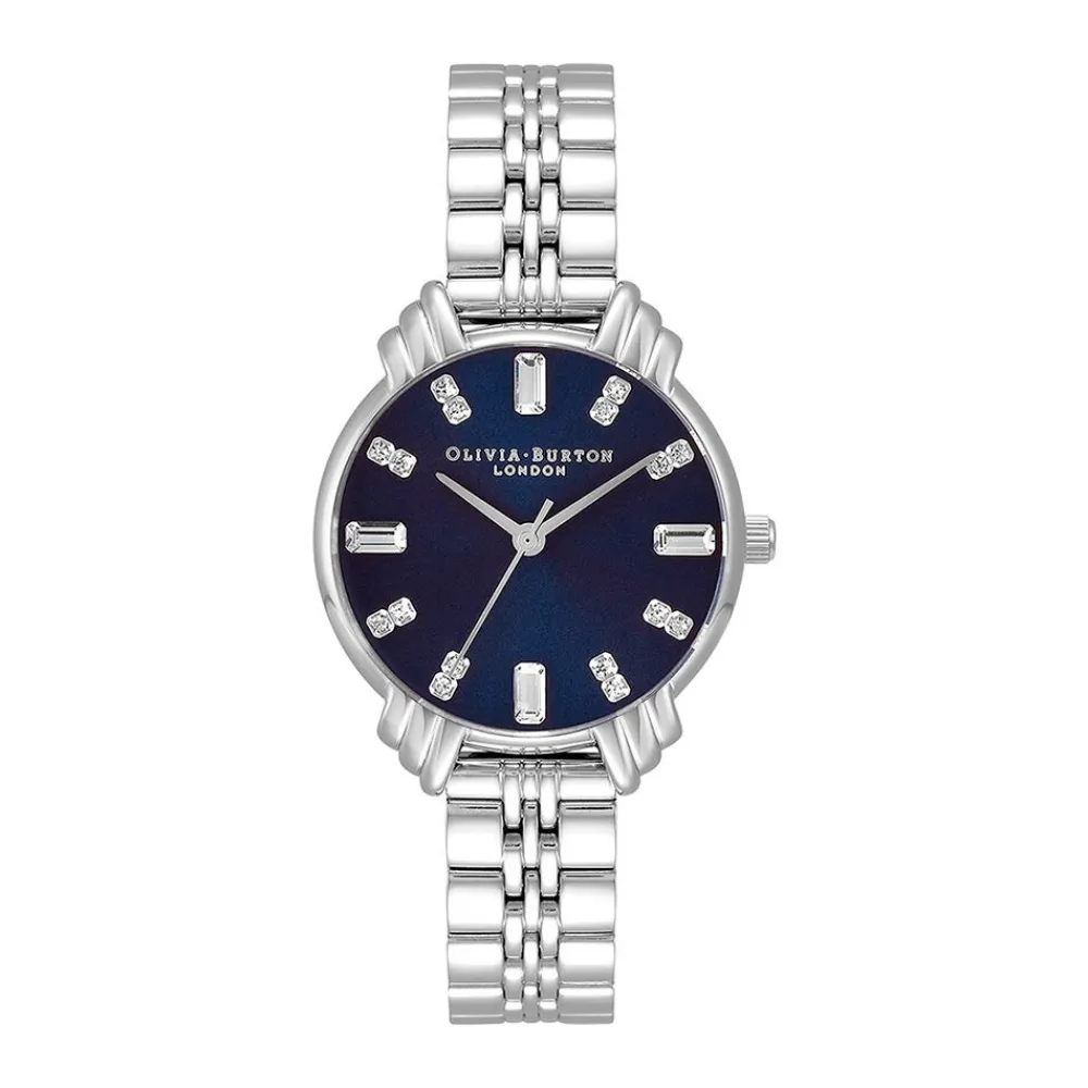 Montre Art Deco Bleu|OLIVIA BURTON Sale