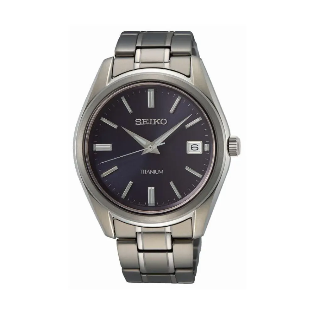 Montre Classique Titane Noir|SEIKO Hot