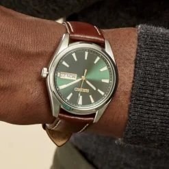 Montre Classique Vert Foncé|SEIKO Hot