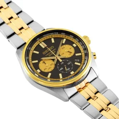 Montre Sport Bicolore Doré / Noir|SEIKO Sale