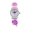 Montre Fleur Blanc Et Parme|UPP Discount