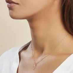 Pendentif Aimee Croix Or Jaune|Marc Orian Sale